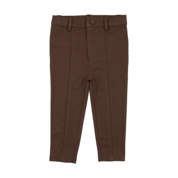 Lil Legs KNIT PANTS WITH SEAM Classic Brown