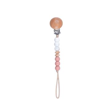 Daisy Gift Box LIMITED EDITION Teething pacifier clip - Pink Blush