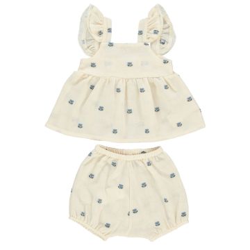 Bebe Organic Lisa Baby Set Tulip Jacquard