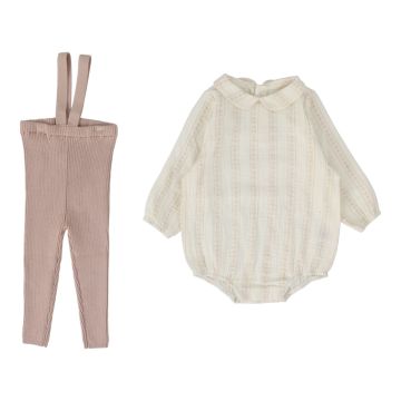 Lil Legs IVY STRIPE KNIT LEGGING SET