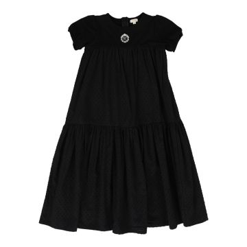 Lil Legs EMBLEM MAXI DRESS SHORT SLEEVE Black