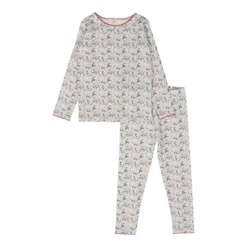Lil Leg GIRLS GRANDPA PJS Floral