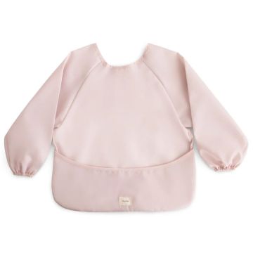 Mushie Long Sleeve Bib Blush