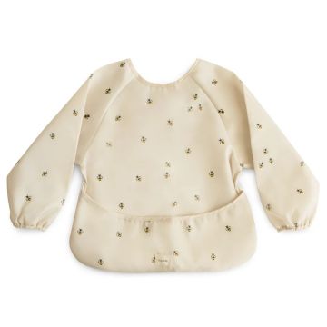 Mushies Long Sleeve Bib Bees