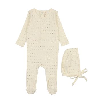 Lilette LINEAR PRINTED FOOTIE SET