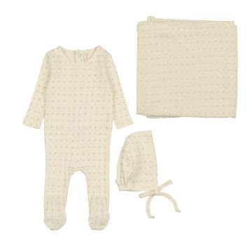 Lilette LINEAR PRINTED LAYETTE SET