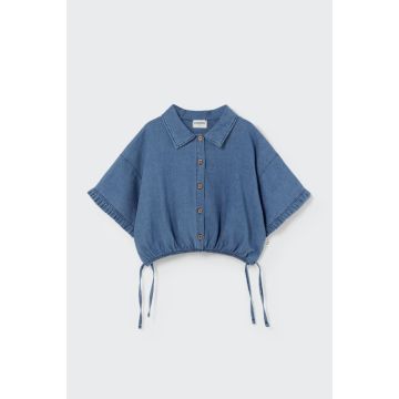 My Little Cozmo Twill denim blouse