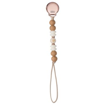 Adora Rustic Paci Clips Luggage Heart
