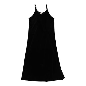 Lil Legs Velour Slip Maxi Black