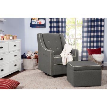 DaVinci Owen Glider and Ottoman