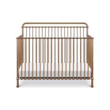 Million Dollar Baby Winston 4-in-1 Convertible Crib in Vintage Gold