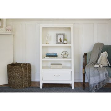 Million Dollar Baby Darlington Bookcase in Warm White
