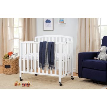 DaVinci Dylan Folding Portable 3-in-1 MiniCrib and TwinBed