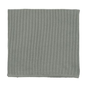 Mema Knnits Pointelle Blanket Powder Blue