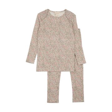 Mema Knits Floral Print Pajamas