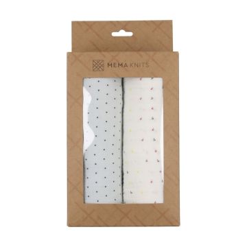 Mema Knits Bebe Swaddle Set
