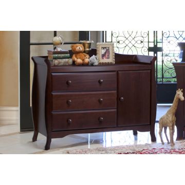 Million Dollar Baby Ashbury Combo Dresser Assembled In Espresso