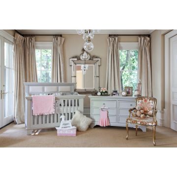 Million Dollar Baby Arcadia 6-Drawer Double-Wide Dresser In Dove