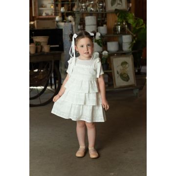 Mode Avent Tiered white lace jumper