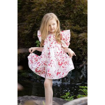 Mode Avent White eyelet butterfly dress