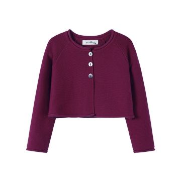 Nou Nelle Magenta Cardigan