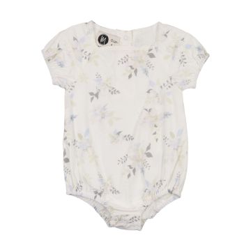 Maniere PRETTY POPPIES ROMPER, IVORY