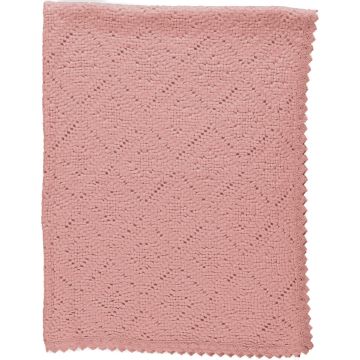 Bebe Organic Signature Blanket Dusty Rose