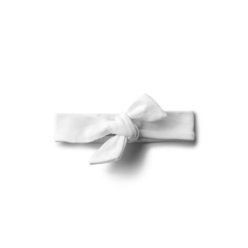 Jacqueline & Jac Knot Headband White