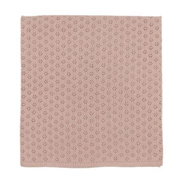 Mema Knits Pointelle Footie - Dusty Pink Mema Knits Pointelle Footie - Dusty Pink