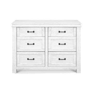 Million Dollar Baby Hollis 6-Drawer Double Dresser in Country White
