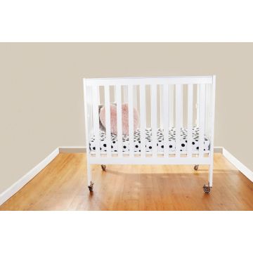 First Essentials Ruby Portable Mini Crib + Mattress