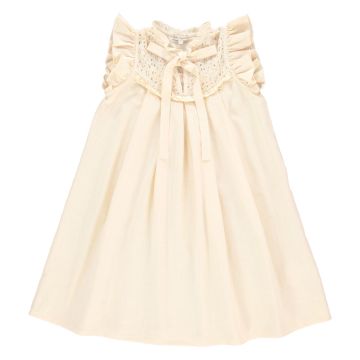Bebe Organic Milja Lined Dress Pearl Lace