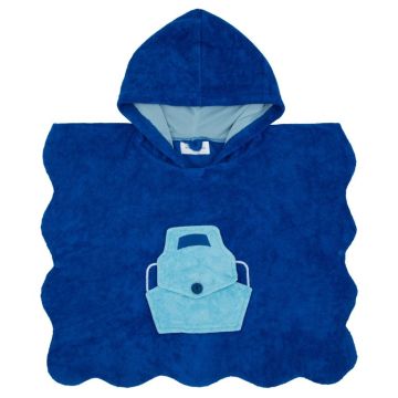 Miss Mini SCALLOPED SWIM PONCHO - BOY