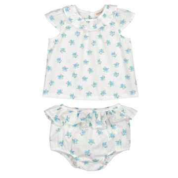 Marmar Talsa Summer Bouquet Top And Bloomer Set