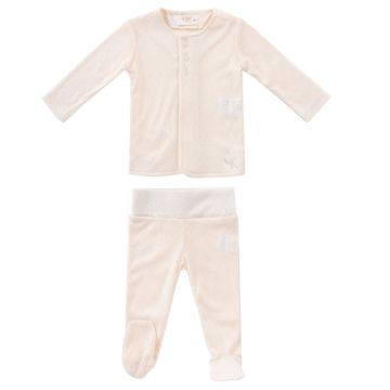 Kipp Baby Stone Pointelle Knit 2PC Set