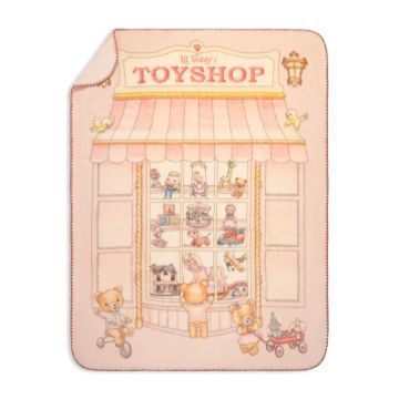 Lil Teddy Bigger Teddy's Toyshop Blanket