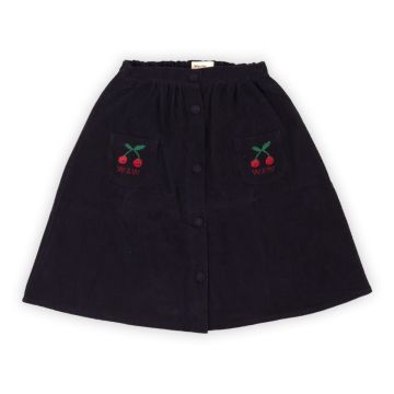 Wander & Wonder Button Down Skirt Midnight