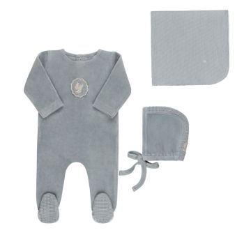Tricot Crochet Collection Blue 3pc Set