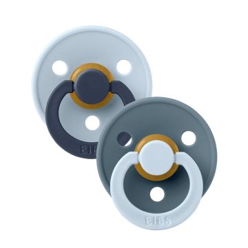 Bibs STUDIO Colour 2 Pack Fusion - Baby Blue Petrol mix