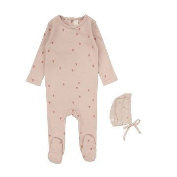 Lilette Hot Air Balloon Footie & Beanie Set - Roseberry Lilette Hot Air Balloon Footie & Beanie Set - Roseberry