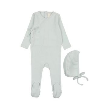 Lilette Pinpoint Wrapover Footie Set Classic