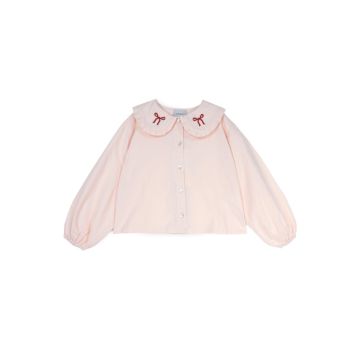 Mipounet FELICIA KNOT BLOUSE Lt. Pink