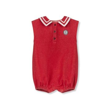 Medeleine BOY RED ROMPER