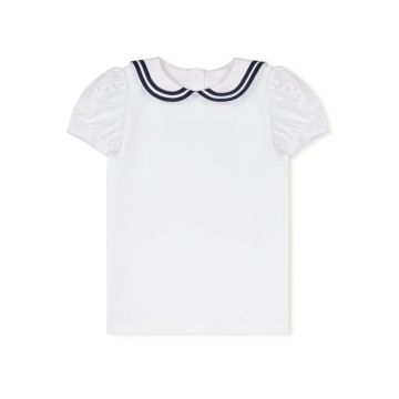 Medeleine GIRL WHITE SS TEE