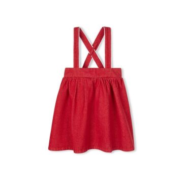 Medeleine GIRLS RED PINAFORE