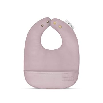 Bleu Lala Classic Leather Bib Mauve