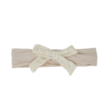 Bandeau Muslin Baby Modal Band Cream/ Beige Floral