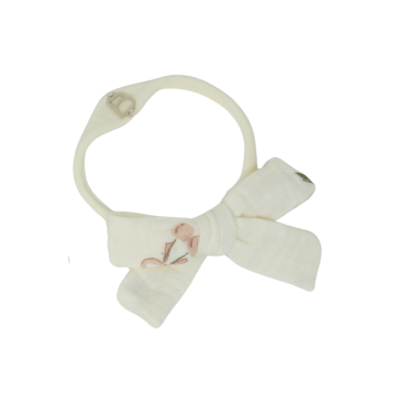 Bandeau Muslin Baby Nylon Band Cream/ Pink Floral