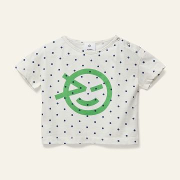 Wynken MINI WYNKEN TEE ORGANIC Ecru/Green