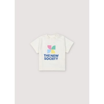 The New Society Mykonos Baby T-shirt Coconut